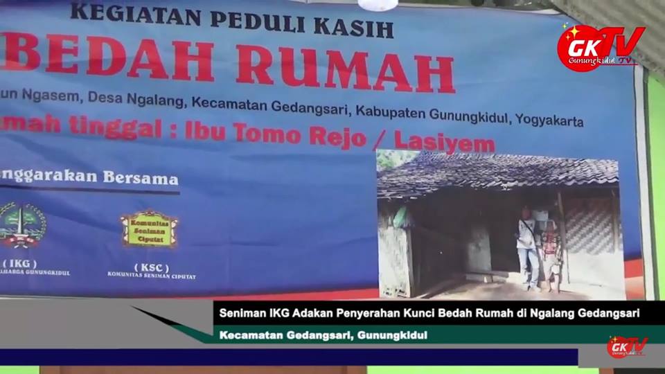 Seniman IKG Bedah rumah