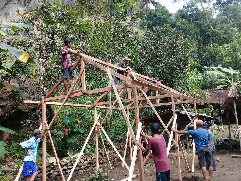 Kerjabakti di Dusun Manggung Ngalang Gedangsari