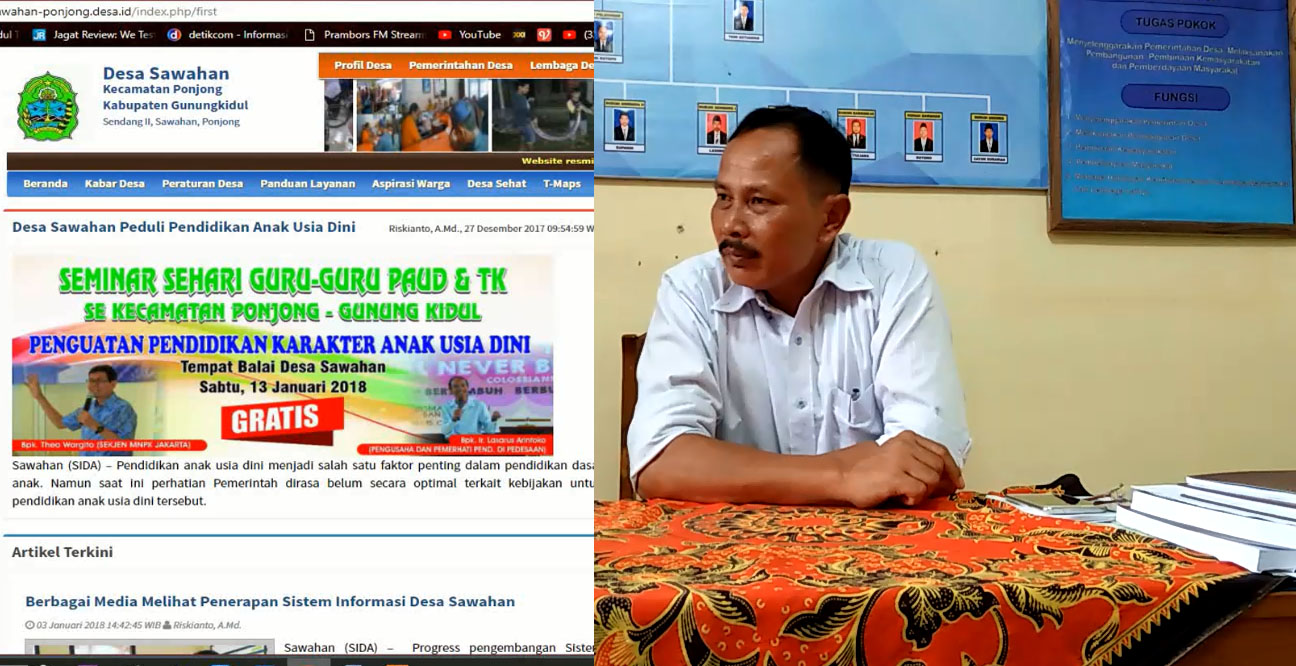 SID Desa Sawahan Ponjong