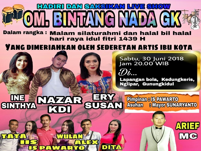Leaflet Halal Bi Halal Berbintang Mayor Sunaryanta